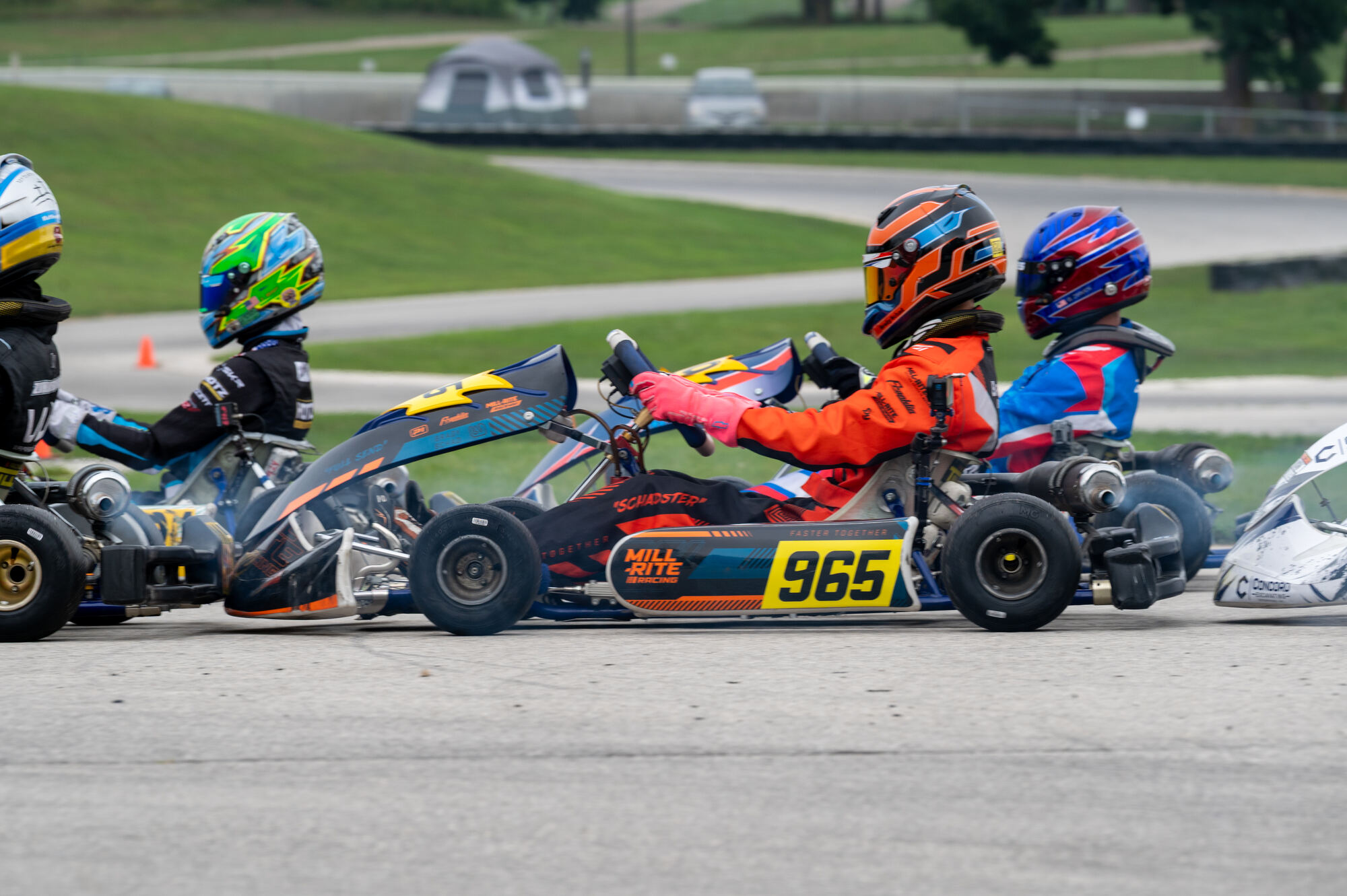 Brady Schad racing, trackside photo 2